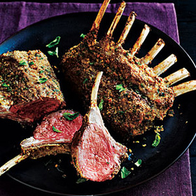 Roasted Rack of Lamb with Herbs
