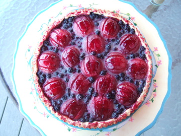 French Plum Tart